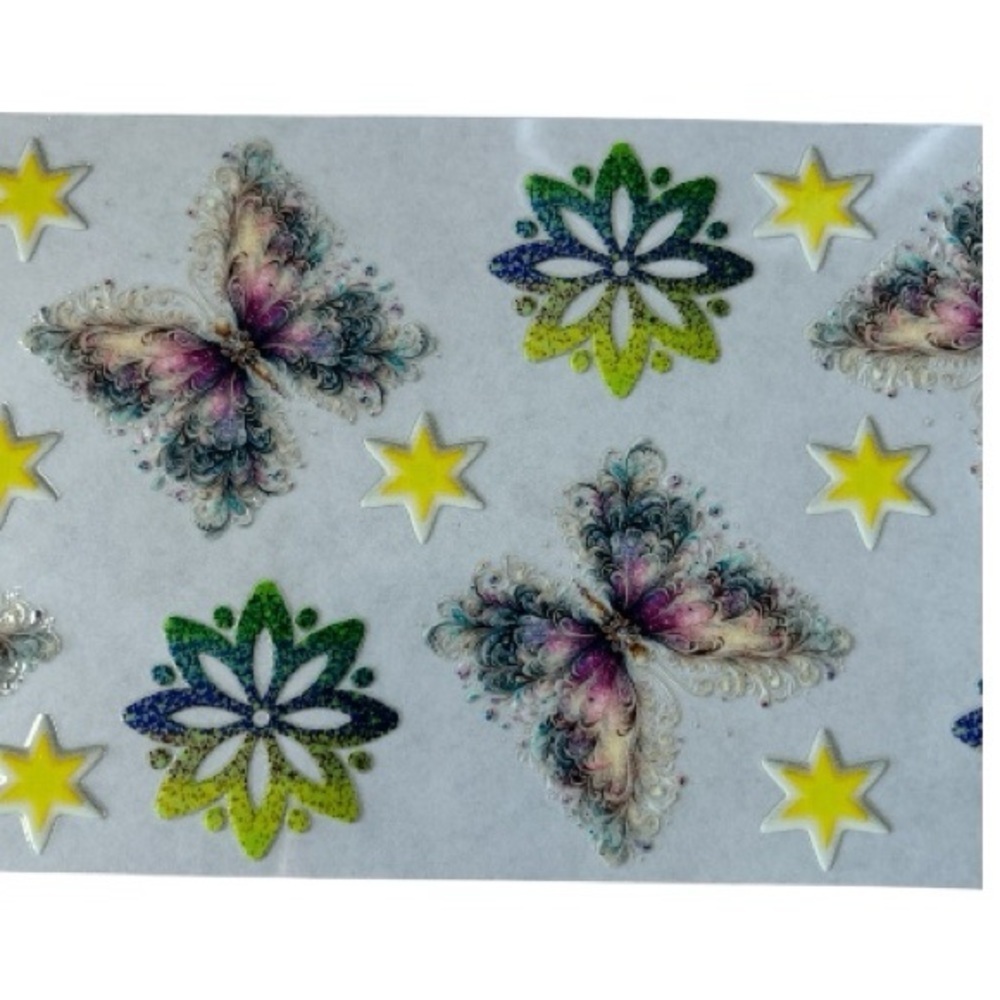 Butterfly Starburst Cup Decal (16)